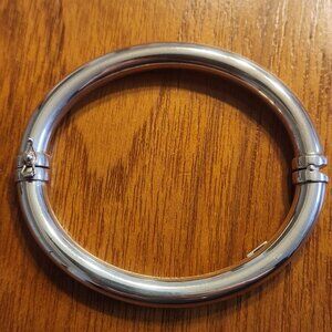 Sterling Silver Hinged Bangle